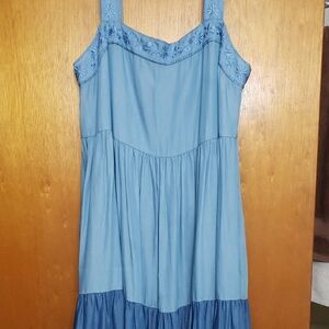 Kate Spade Light Blue Long Dress
